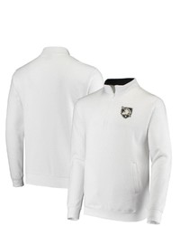 Colosseum White Army Black Knights Tortugas Logo Quarter Zip Jacket At Nordstrom