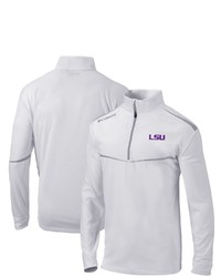 Columbia White Lsu Tigers Scorecard Quarter Zip Jacket At Nordstrom