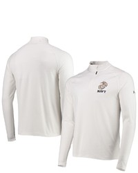 Under Armour White Navy Mid Rivalry Usmc Team Issue 20 Special Game Quarter Zip Jacket At Nordstrom