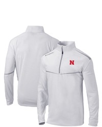 Columbia White Nebraska Huskers Scorecard Quarter Zip Jacket At Nordstrom