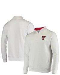 Colosseum White Texas Tech Red Raiders Tortugas Logo Quarter Zip Jacket At Nordstrom