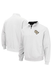 Colosseum White Ucf Knights Tortugas Logo Quarter Zip Pullover Jacket