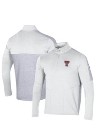 Under Armour Whiteheathered Gray Texas Tech Red Raiders Apollo Half Zip Jacket At Nordstrom