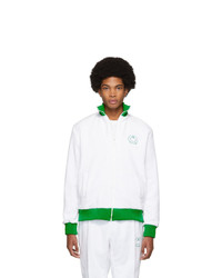Casablanca White And Green After Sports Track Jacket