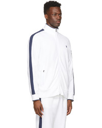 Polo Ralph Lauren White Cotton Interlock Track Jacket