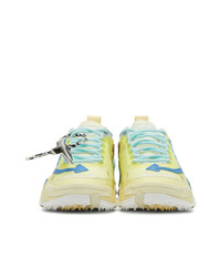Off-White Yellow And Blue Odsy 2000 Sneakers