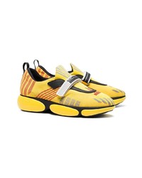 Prada Yellow Cloudbust Nylon Sneakers