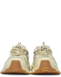 Axel Arigato Yellow Dip Dye Marathon Sneakers