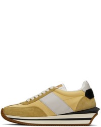 Tom Ford Yellow James Low Top Sneakers