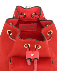 Moschino Mini Ponyskin Backpack
