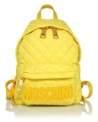 Moschino Small Quilted Nylon Logo Backpack