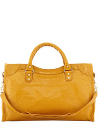 Balenciaga Giant 12 Golden City Lambskin Bag Dark Yellow