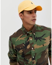 Polo Ralph Lauren Baseball Cap With Polo Player In Yellow