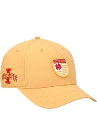 Black Clover Gold Iowa State Cyclones Nation Shield Snapback Hat