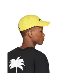 Palm Angels Yellow Logo Cap