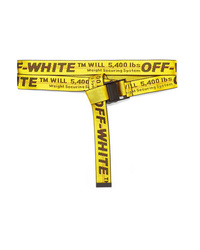 Off-White Canvas Jacquard Belt