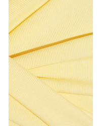 Melissa Odabash Martinique Bandeau Bikini Top Pastel Yellow