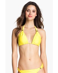 Vix Swimwear Cozumel Bia Bikini Top Yellow Large