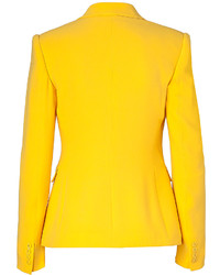 Ralph Lauren Collection Yellow Silk Cady Blazer