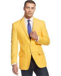 Sean John Color Linen Sport Coat, $275 | Macy's | Lookastic