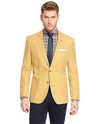 Hugo Boss Havison Slim Fit Cotton Cashmere Sport Coat Medium Yellow