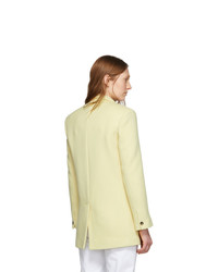 Isabel Marant Yellow Wool Felicie Coat