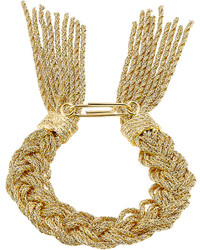 Aurelie Bidermann Aurlie Bidermann 18k Yellow Gold Plated Rope Bracelet