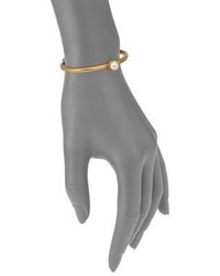 Marc Jacobs Cabochon Faux Pearl Delicate Cuff Bracelet