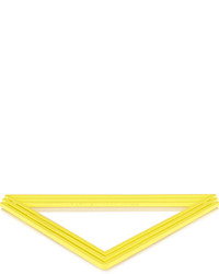 Marc by Marc Jacobs Cutout Rubberized Triangle Bangle
