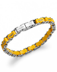 Icelink Stainless Steel Bracelet Small Yellow Bicycle Bracelet