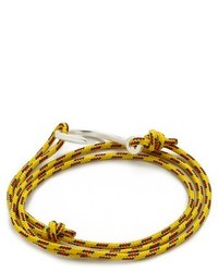 Miansai Silver Hook Rope Wrap Bracelet