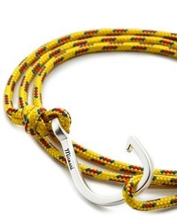Miansai Silver Hook Rope Wrap Bracelet