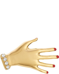 Sonia Rykiel Jeweled Hand Brooch