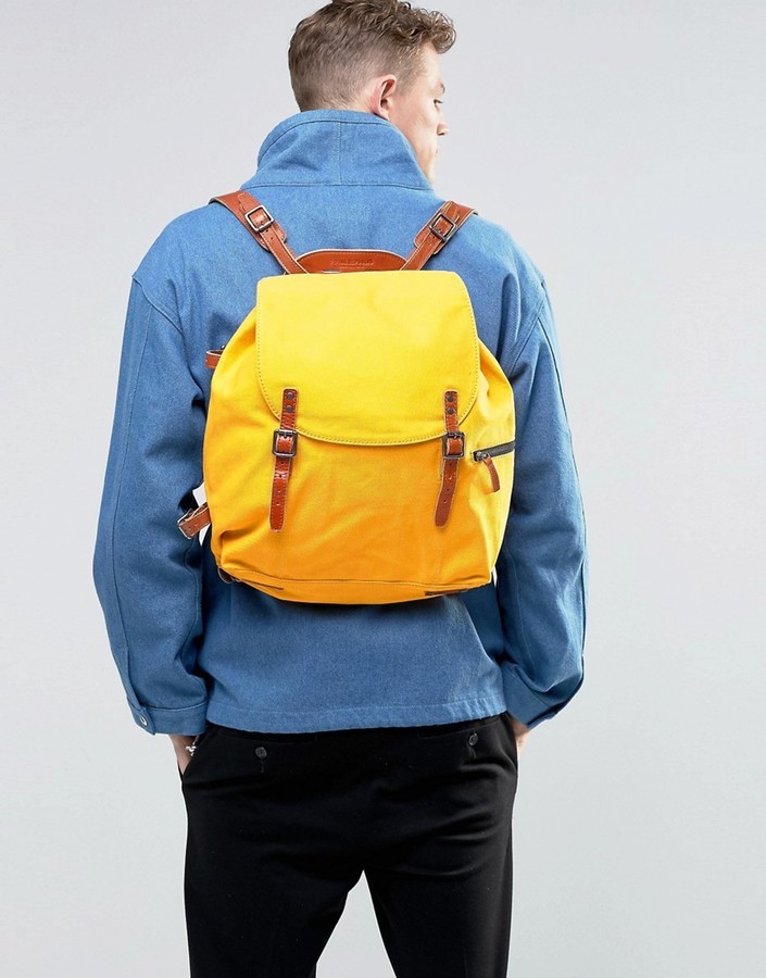 Royal Republiq Legioner Mine Backpack In Yellow, $136 | Asos | Lookastic