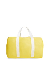Yellow Canvas Duffle Bag