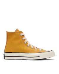 Converse Yellow Chuck 70 High Sneakers