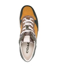 Coach C201 Panelled Sneakers