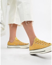 Converse Chuck 70 Base Camp Ox Suede Yellow Trainers