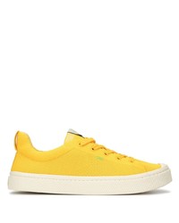 Cariuma Ibi Low Sun Yellow Knit Sneaker