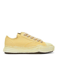 Miharayasuhiro Yellow Over Dyed Og Sole Peterson Sneakers