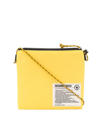 Yellow Canvas Messenger Bag