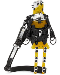 Innerraum Black Yellow Robot Fun Messenger Bag