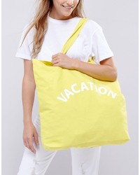 Whistles Vacation Canvas Shopper Bag