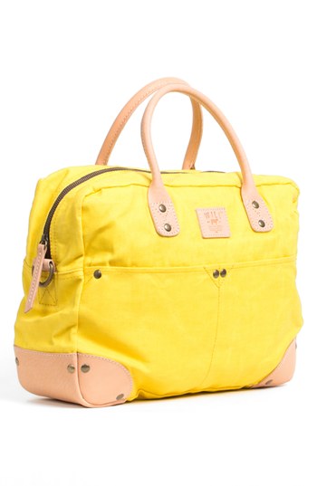 Will Leather Goods Canvas Flight Bag Yellow One Size, $250 | Nordstrom ...