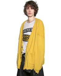 Faith Connexion Oversized Ripped Wool Cardigan