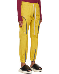 Rick Owens Yellow Bauhaus Cargo Pants
