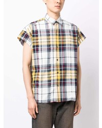 Izzue Check Pattern Cotton Shirt