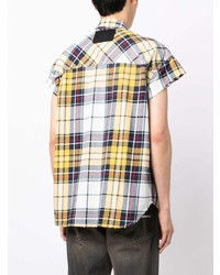 Izzue Check Pattern Cotton Shirt