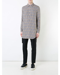 Undercover Checked Longline Shirt