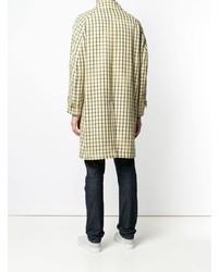 MACKINTOSH Yellow Check Single Breasted Coat Gm 107bs